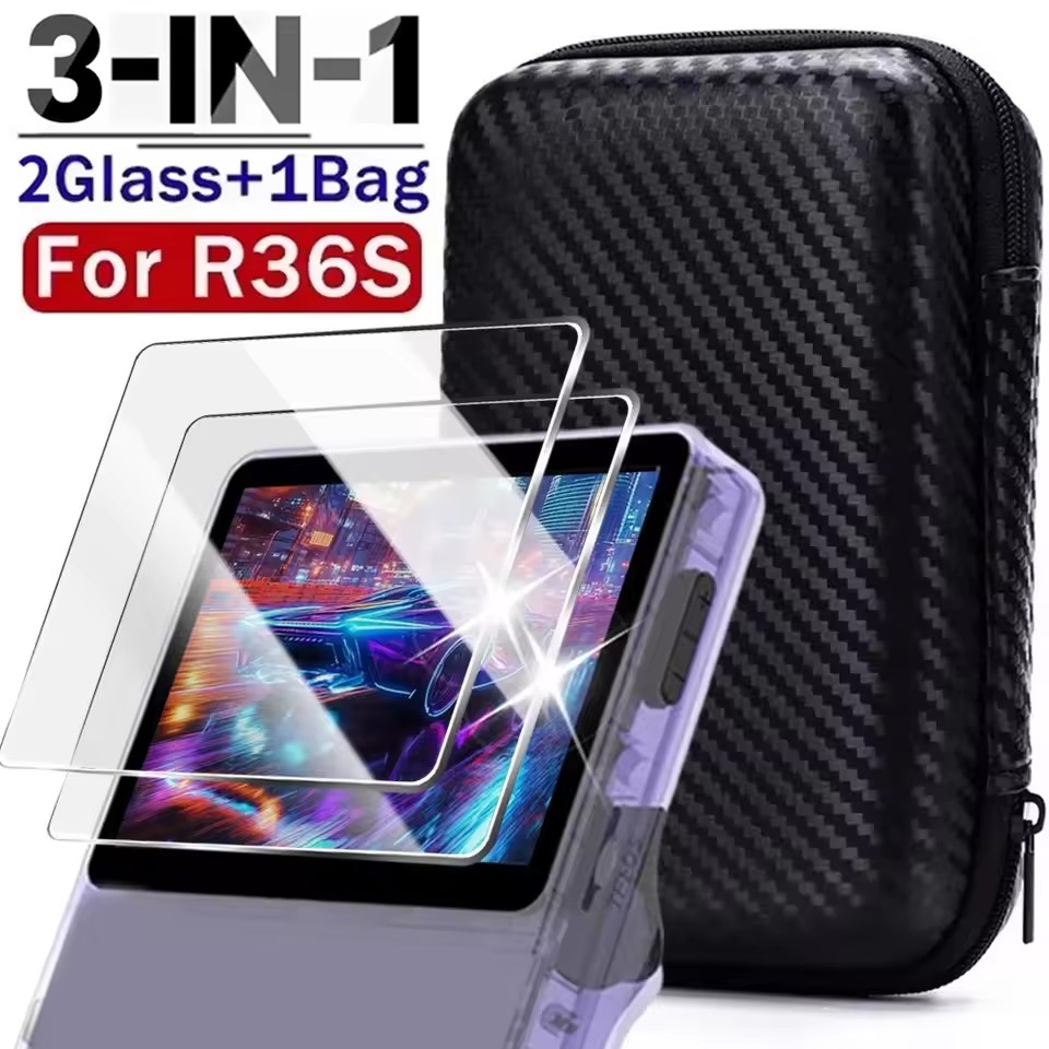 Gaming Console R36S - 3 w 1 Etui do przenoszenia