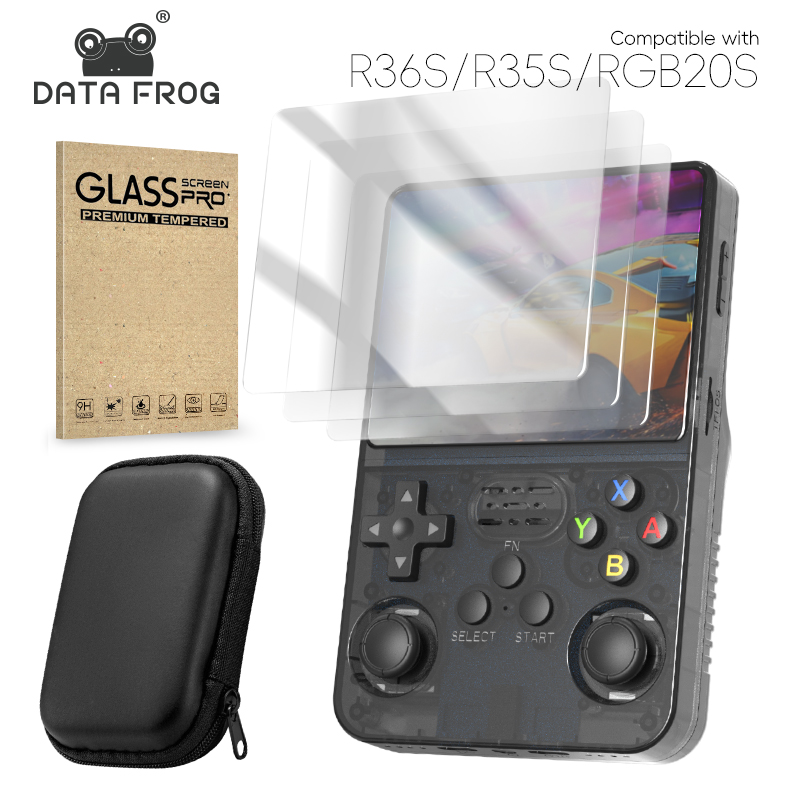 Gaming Console R36S - DATA FROG R36S Screen Protector Tempered