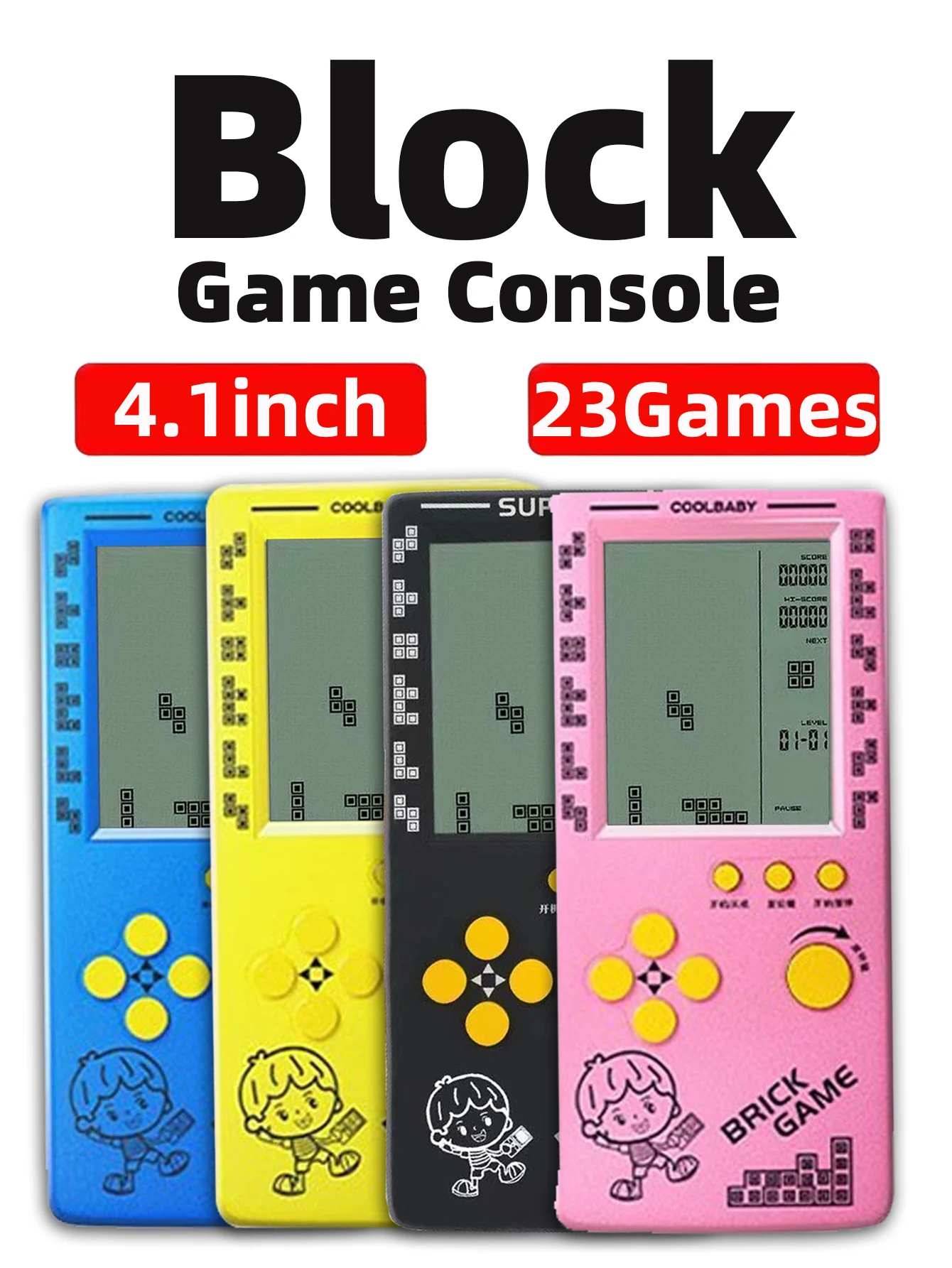Gaming Console For Kids - Klasyczne retro przenośne konsolki do gier