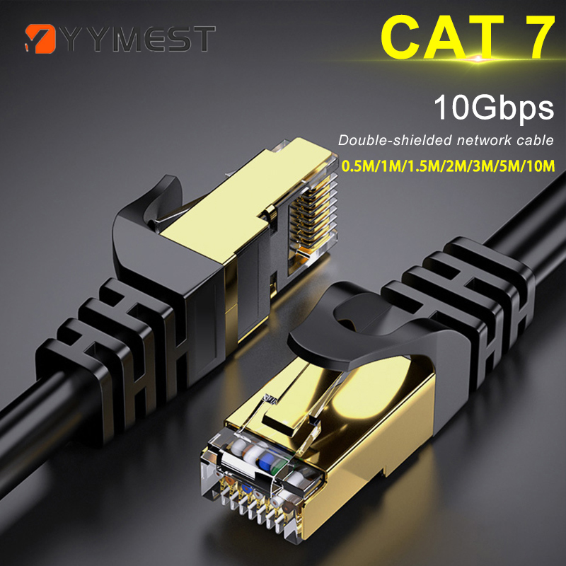 Lan Cable Gaming - Kabel Ethernet CAT7 10 Gb RJ45