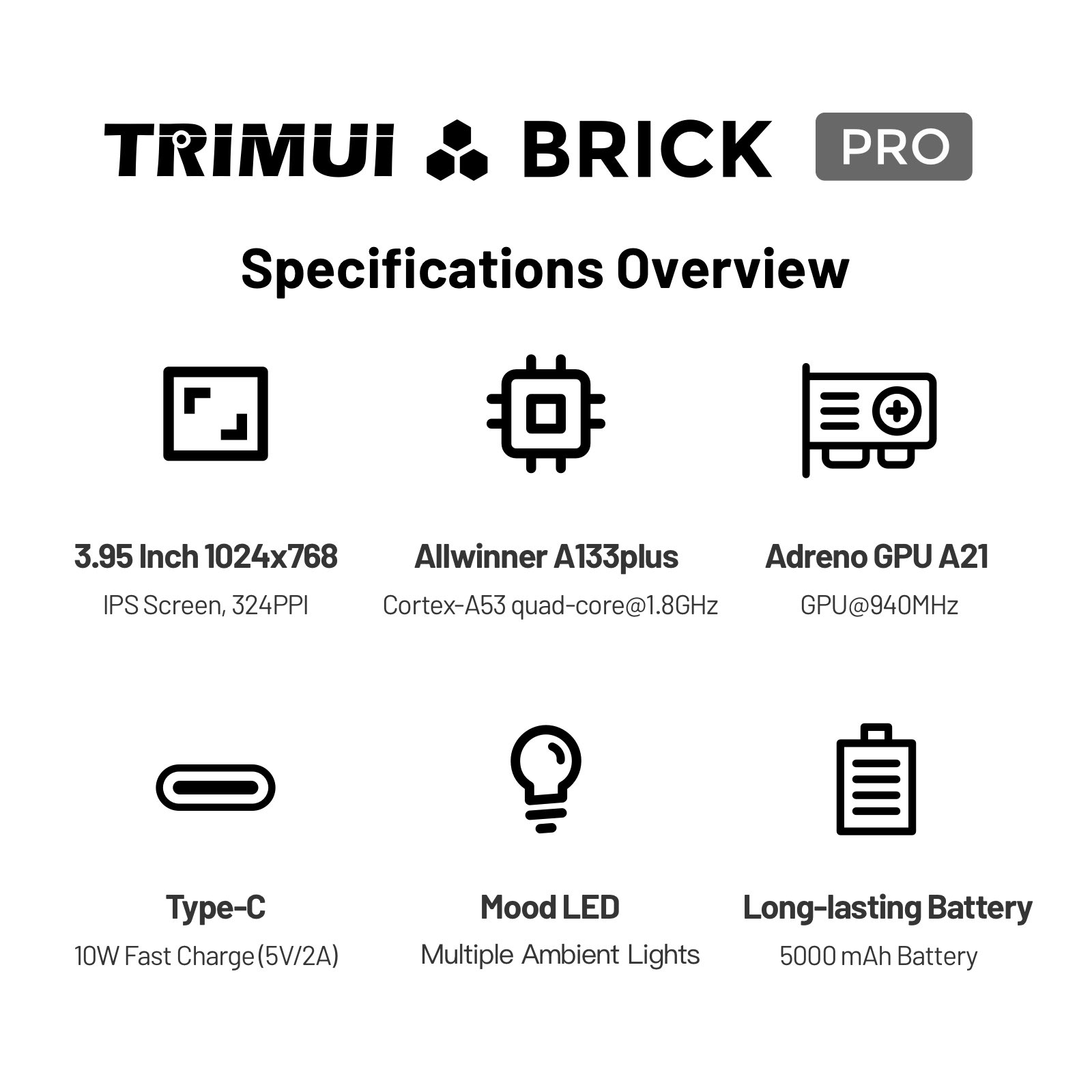 TRIMUI Brick Pro TG4040 Retro  – Gaming Console For Kids recenzja i cena