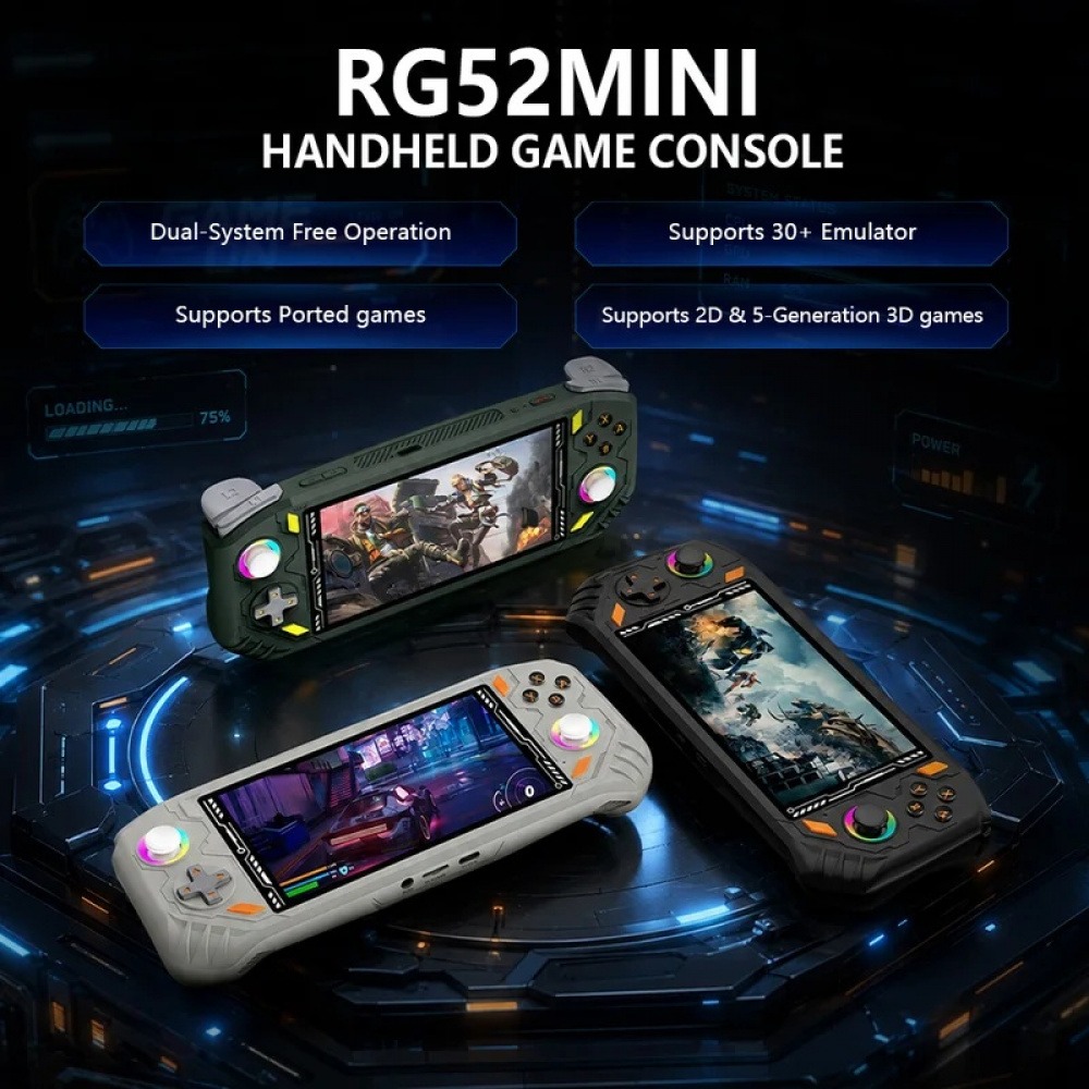 RG52 MINI Przenośna Konsola do – Q21 Gaming Console recenzja i cena