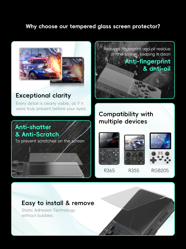 DATA FROG R36S Screen Protecto – Gaming Console R36S recenzja i cena