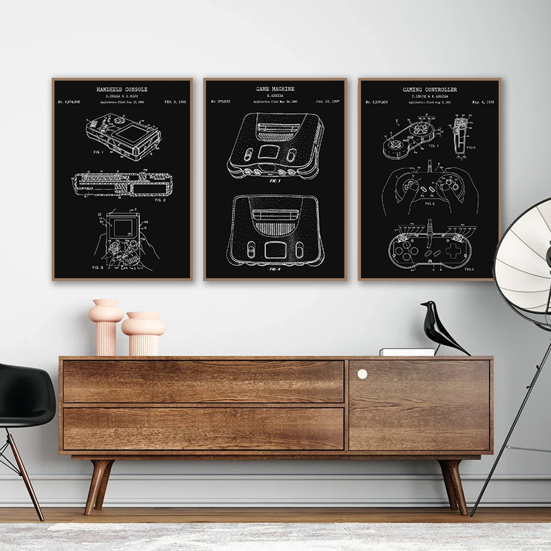 Plakat z planem klasycznej kon – Gaming Console Zone recenzja i cena
