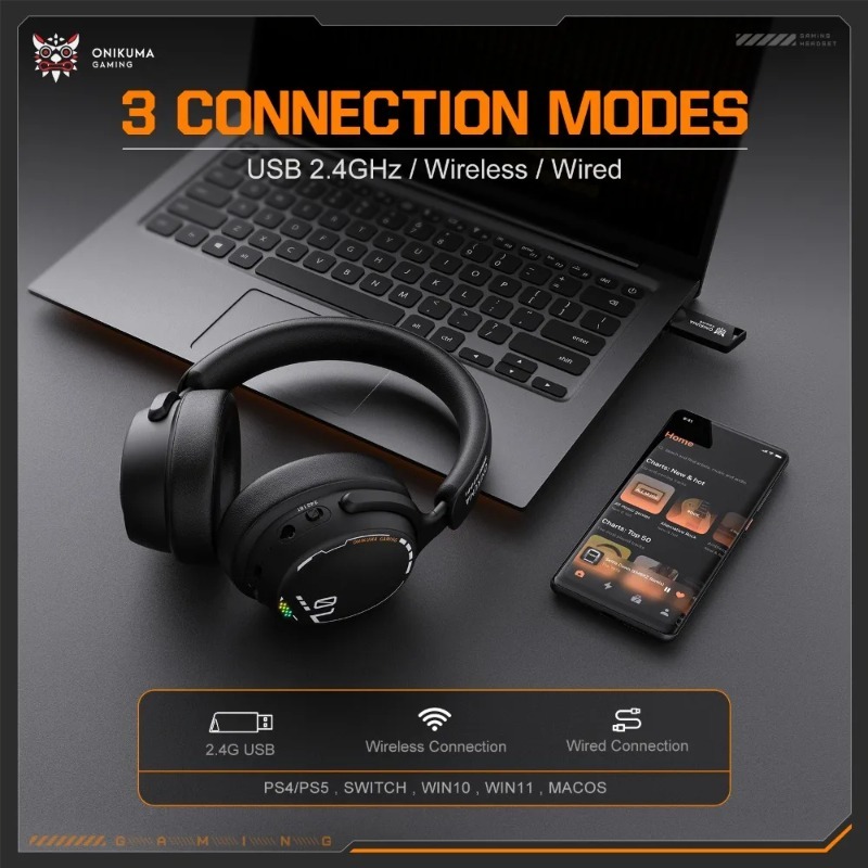 ONIKUMA GT886 Gaming Headset B – Gaming Console Apple recenzja i cena