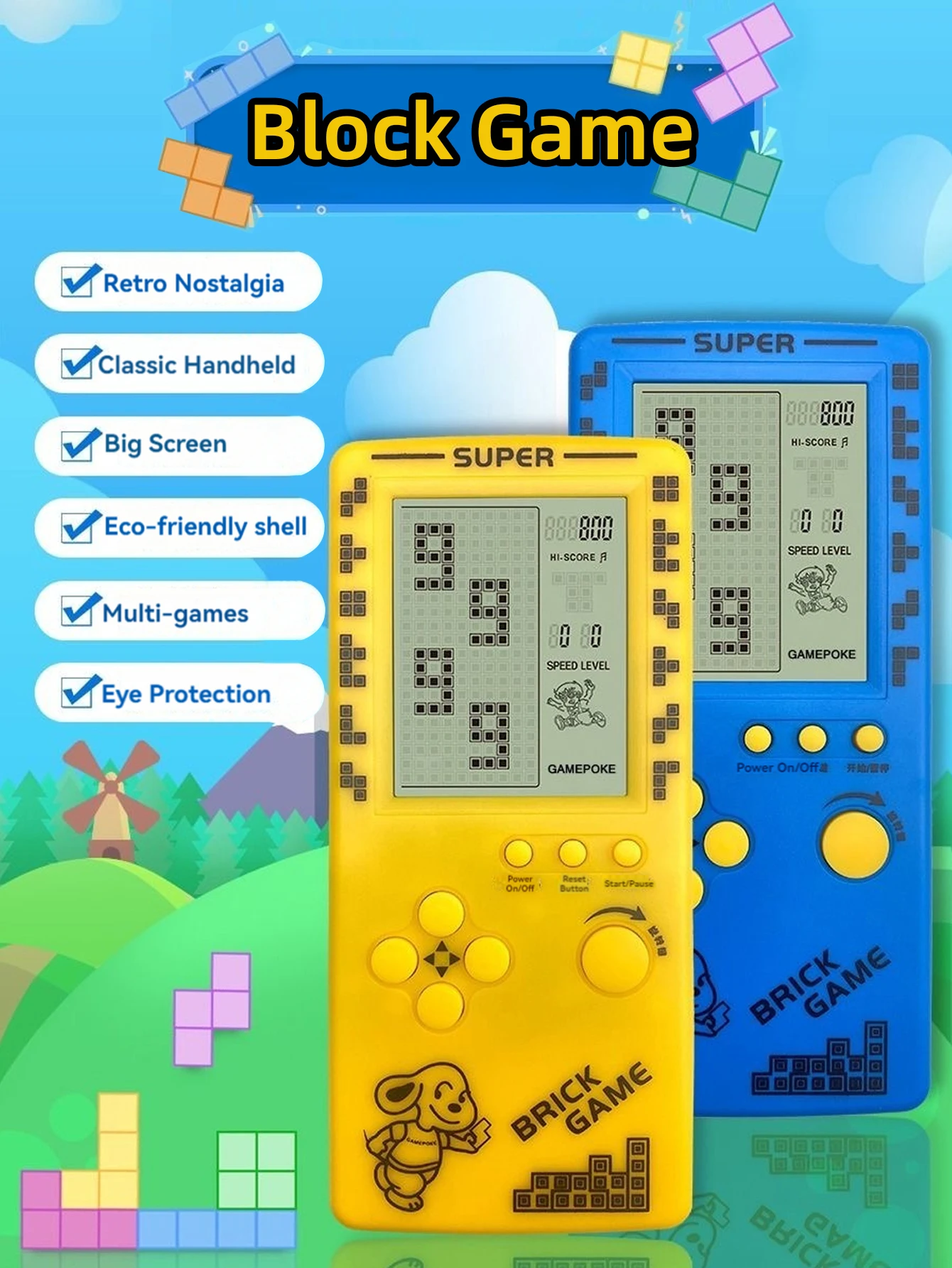 Klasyczne retro przenośne kons – Gaming Console For Kids recenzja i cena