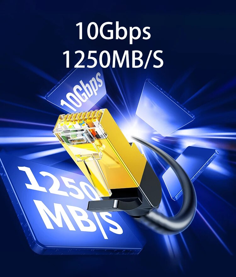 Kabel Ethernet CAT7 10 Gb RJ45 – Lan Cable Gaming recenzja i cena