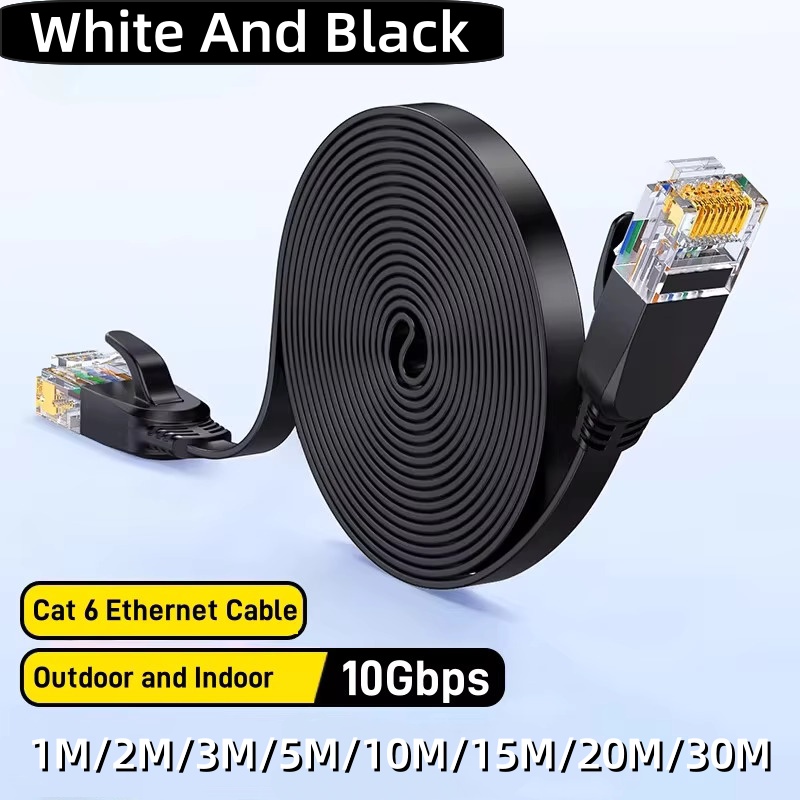 Płaski kabel Ethernet Cat 6, d – Lan Cable Gaming recenzja i cena