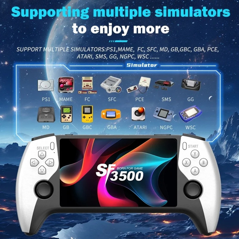 SF3500 5-calowy duży ekran, ko – Q21 Gaming Console recenzja i cena