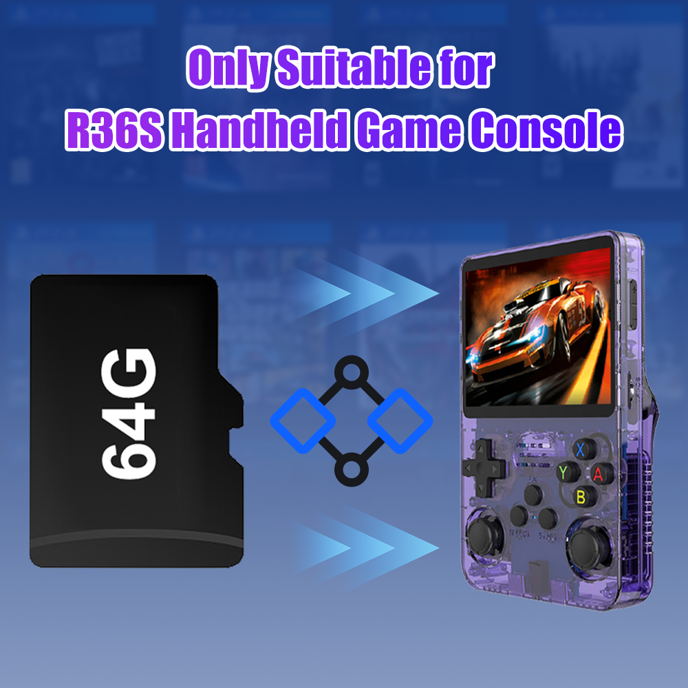 Karta TF 64G do konsoli retro  – Gaming Console R36S recenzja i cena