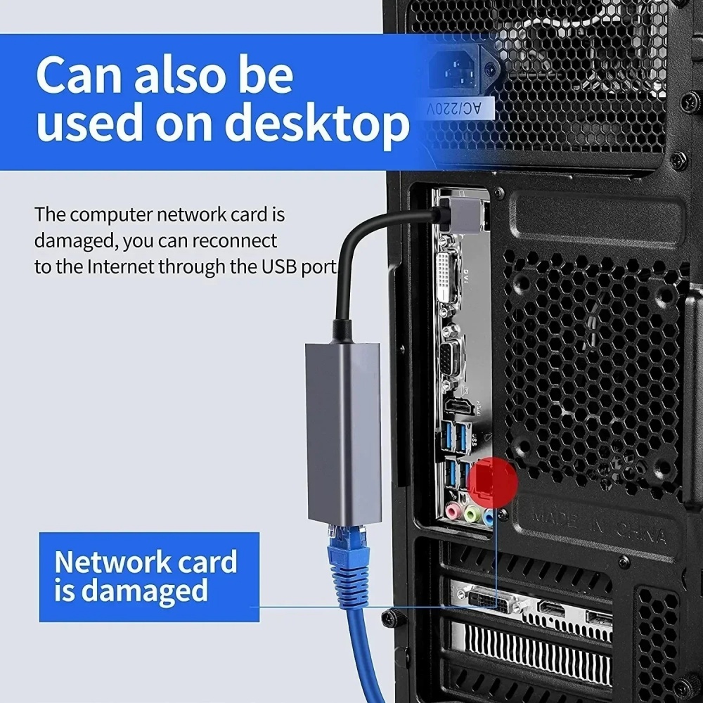 Adapter USB Typu C Ethernet Ka – Lan Cable Gaming recenzja i cena