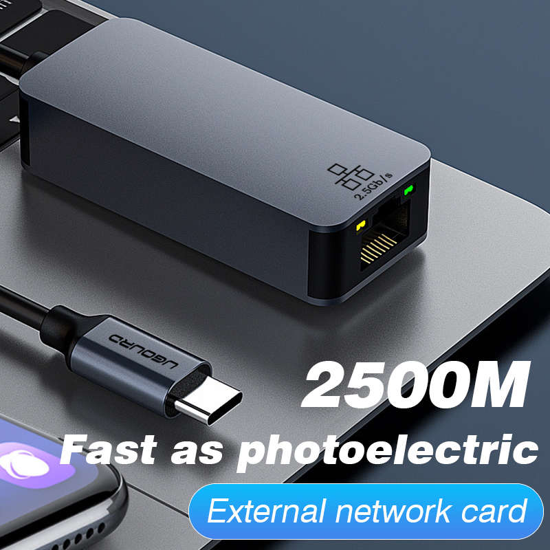 UGOURD 100Mbps 1000Mbps USB C  – Lan Cable Gaming recenzja i cena